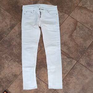 rag & bone Men's Skinny Jeans in White